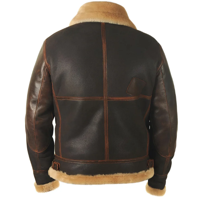 Veste Aviateur Luxe en Cuir