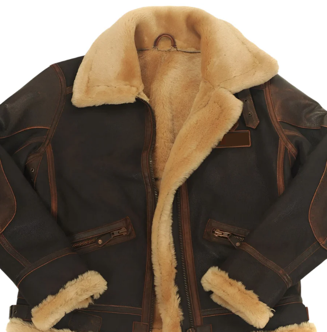 Veste Aviateur Luxe en Cuir